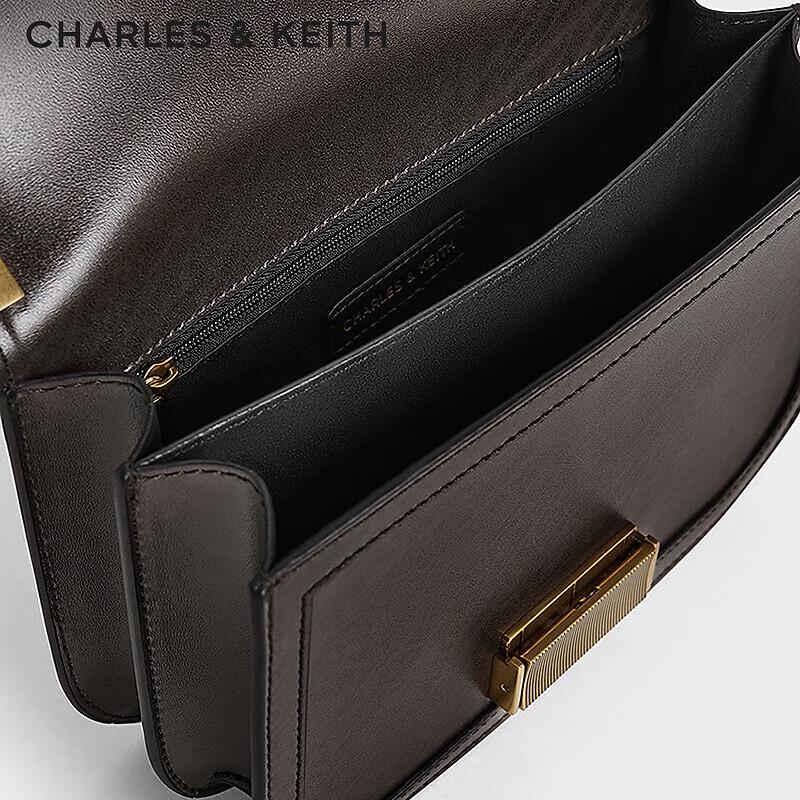 CHARLES & KEITH Retro Flap Shoulder Bag
