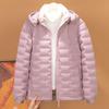 2025 Women's Winter Short Down Jacket with Detachable Hood - Versatile, Warm, Cold-Proof Coat for Outdoor Commutes