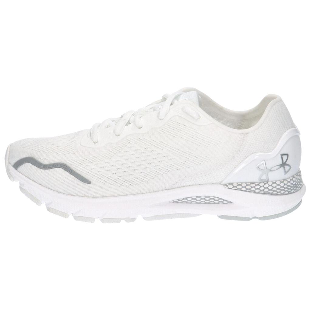 Under Armour HOVR Sonic 6 Bianco Argento Metallizzato Sneakers da Donna 3026128-101