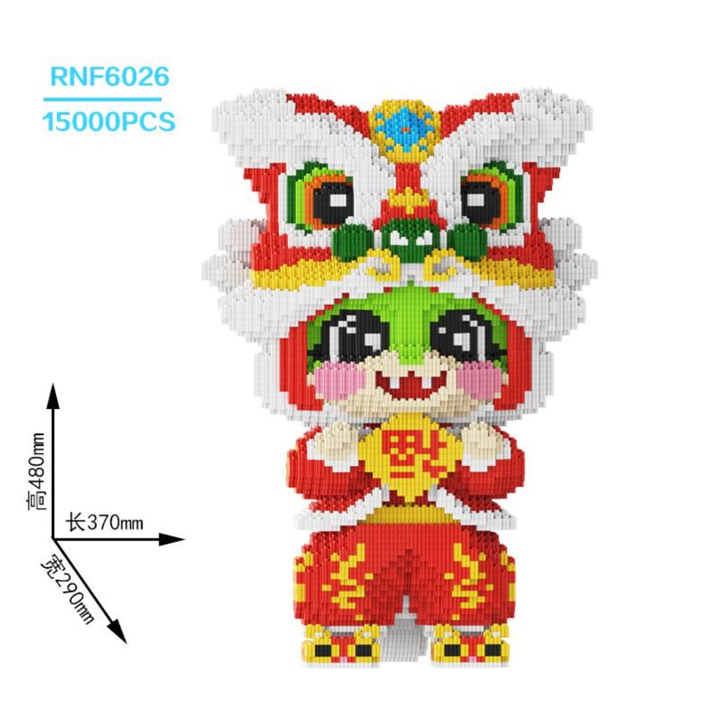 Magic Child Nezha Building Block Small Particles 2025 Boys And Girls Assembled Toys Adult Version Puzzle Gift Ornament