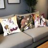 Tsubasa RReservoir Chronicle Manga Pillow Case Fashion Square Pillowcase Bedroom Sofa Room Ins Decoration Leisure