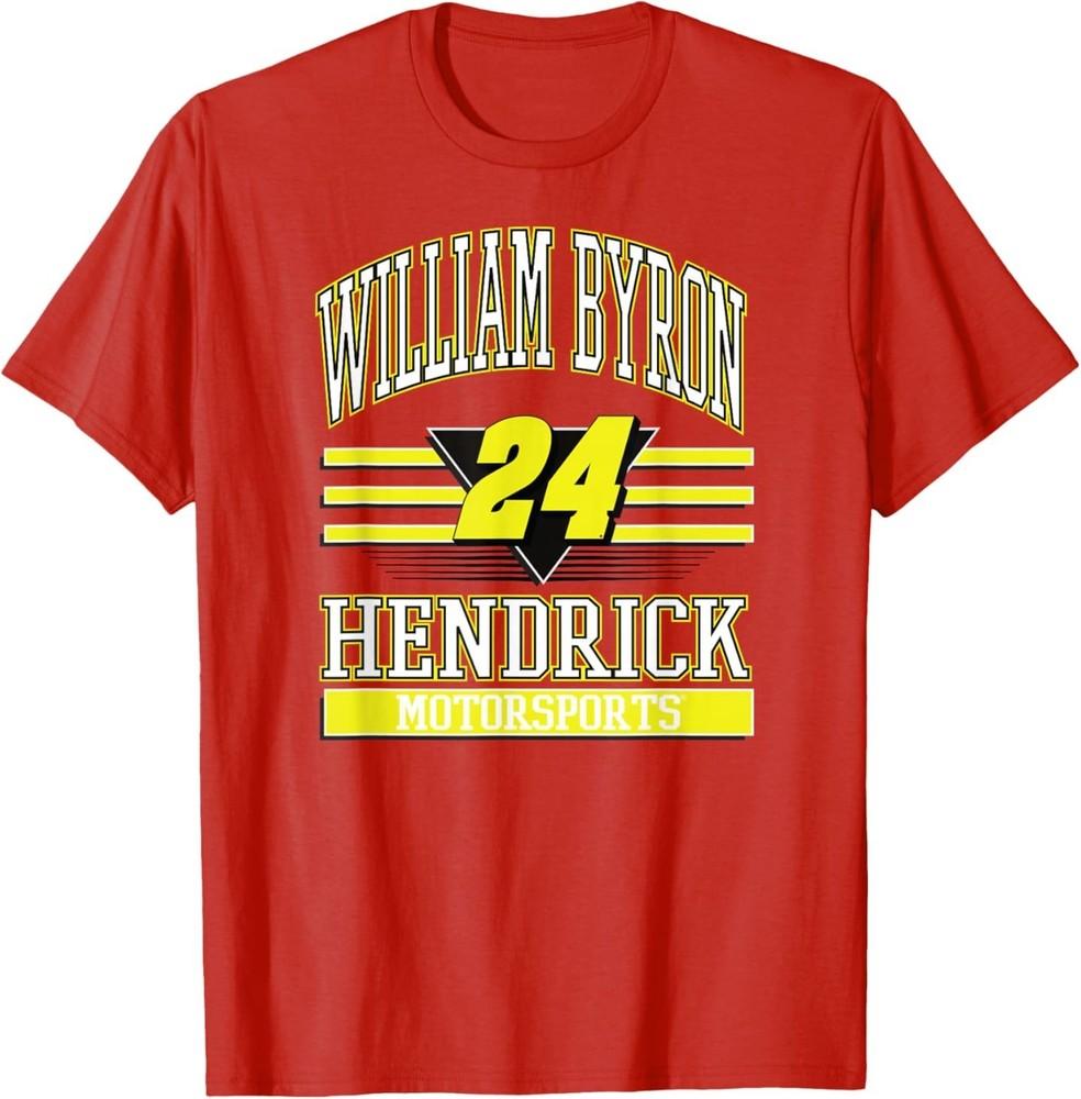 Официально лицензированная футболка William Byron 24 Hendrick Motorsports L