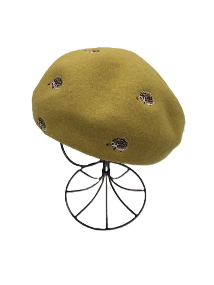 

of Beret RICAMO BERET JOY Mustard [Sense Grace] Women s гірчичний