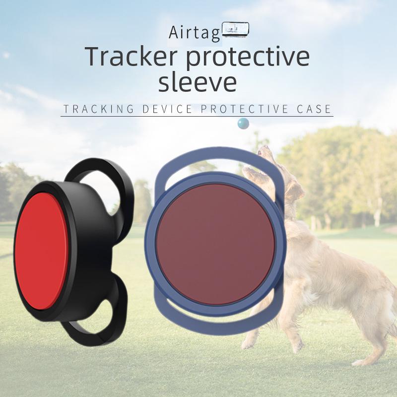 Enhanced UFO Protective Case for Apple AirTag: Pet Anti-Lost Silicone Cover