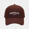 Breathable Embroidered Letter Peaked Cap Anti-UV Women Sunshade Hat Men Baseball Hat  Spring