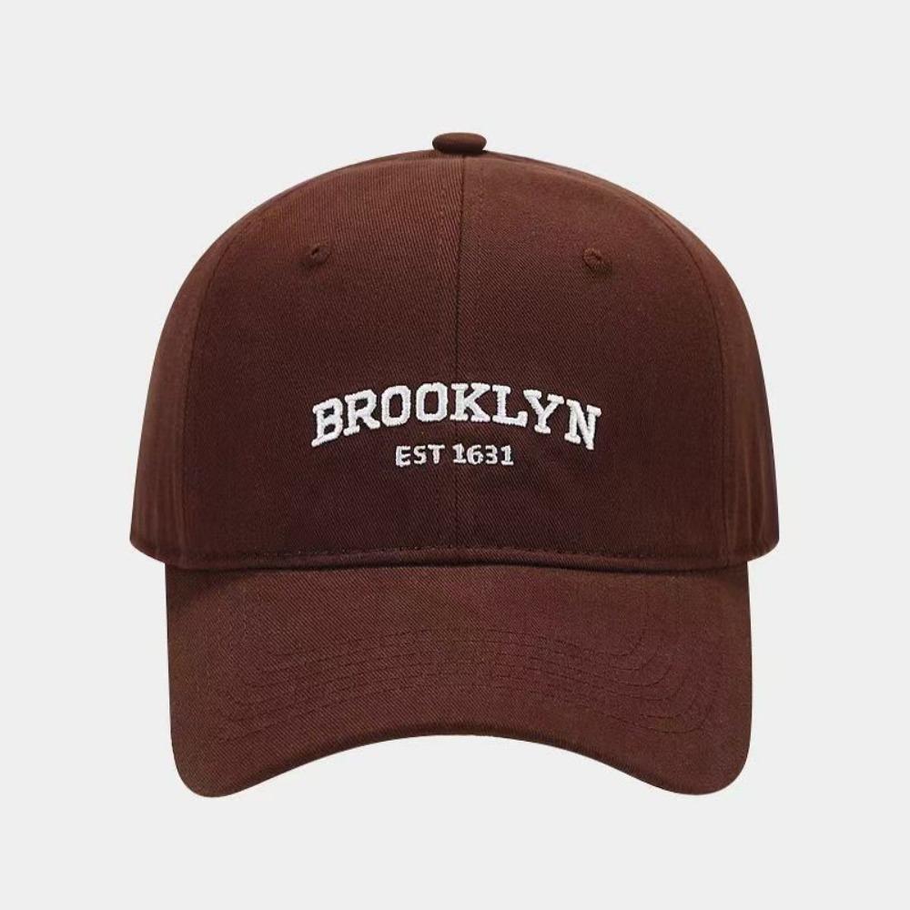 Breathable Embroidered Letter Peaked Cap Anti-UV Women Sunshade Hat Men Baseball Hat  Spring