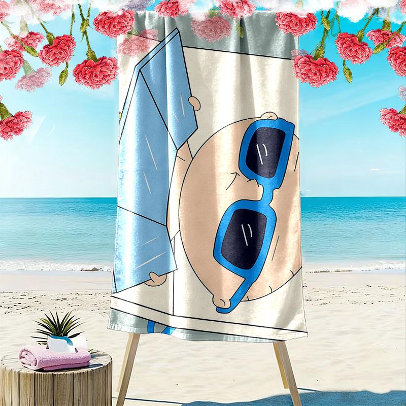 Stewie Griffin Family Guy Print Beach Towel, Large Soft Quick Dry Towel for Beach Camping Swimming