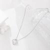Four-leaf Clover Necklace, New Alloy Jewelry, Niche High-end Feeling, Diamond-encrusted Neck Chain, Pendant, Female Collarbone Chain.