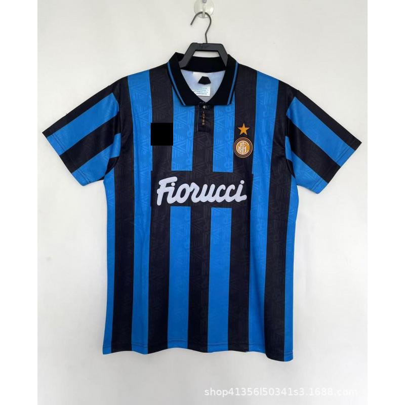 0809 Classic Retro Inter Jersey Home and Away Short-sleeved No. 22 Milito Champions League Serie A Club Football Jersey