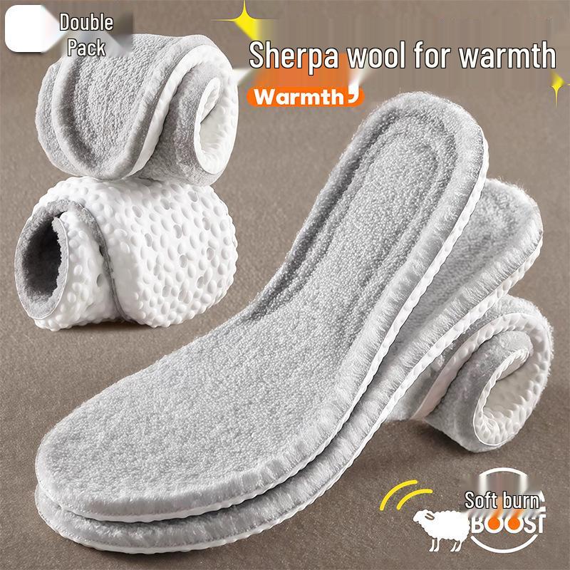 Men's Thick Sports Insole: Soft, Sweat-Absorbing, Odor-Resistant for Summer Comfort.
