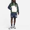 Nike Sportbekleidung Club Fleece Logo Color Block Hoodie Herren Hoodies Grün FQ6156-323