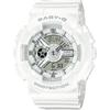 Casio Baby-G BA-110X-7A3JF Women's Watch White Silver Analog Waterproof
