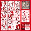 Halloween Witch & Mummy Window Stickers for Family Party & Shop Decoration