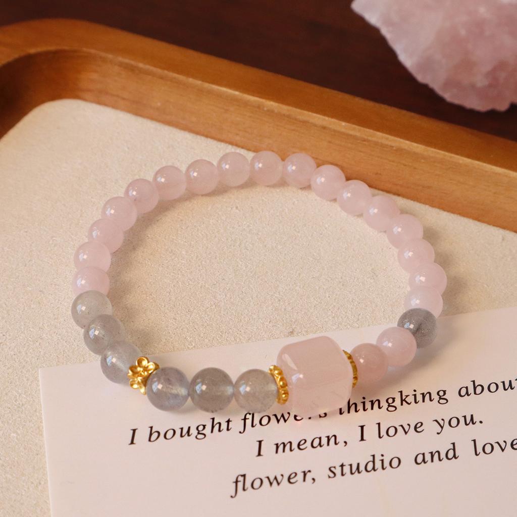 New Chinese Bracelet, Natural Crystal Bracelet, Fashion Sweet And Fresh Design Crystal Bracelet.