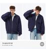 ACU Unisex Diamond Quilted Baseball Jacket – American Style Solid Color Autumn Outerwear