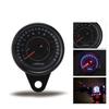 Motorcycle Tachometer Meter LED Backlight Tachometer Gauge 13000RPM Rev Counter for Harley DC 12V