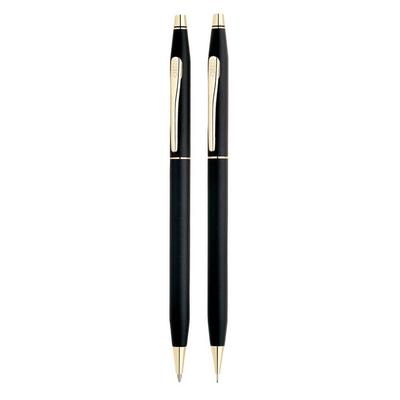 Cross Classic Century Classic Black Ballpoint Pen & Pencil Set