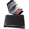 Large Wonder Wallet Capacity Change Card Pack Cardcase Pu Material Solid Color