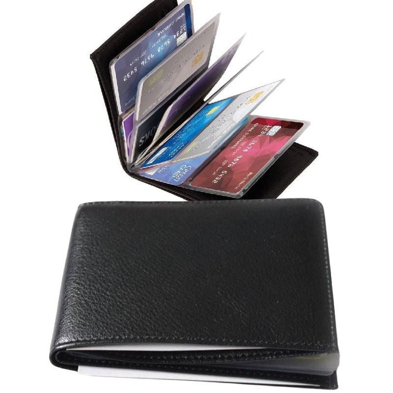Large Wonder Wallet Capacity Change Card Pack Cardcase Pu Material Solid Color