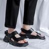 Fashion Leather Thick-soled Walking Shoes Non-slip Handmade Sandals Hot Sale Men's Cool Outdoor Slippers Men's Hollow Out Summer Sandals