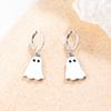 Lovely Ghost Hoop Earrings Halloween Jewelry for Women Girls Gift Drop Earrings Accessories