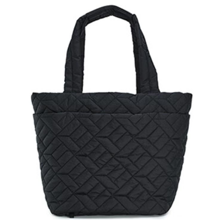 New FILA Fitness Fabric Tote Bag, Shopping Bag, Handbag Large Women's Black A13W441162FBK