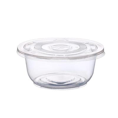 Bols ronds en plastique jetables à emporter Chang Baosen avec couvercles
