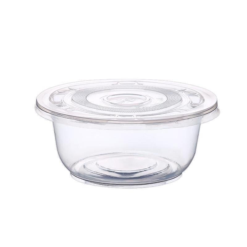

Chang Baosen Disposable Round Plastic Takeaway Bowls with Lids