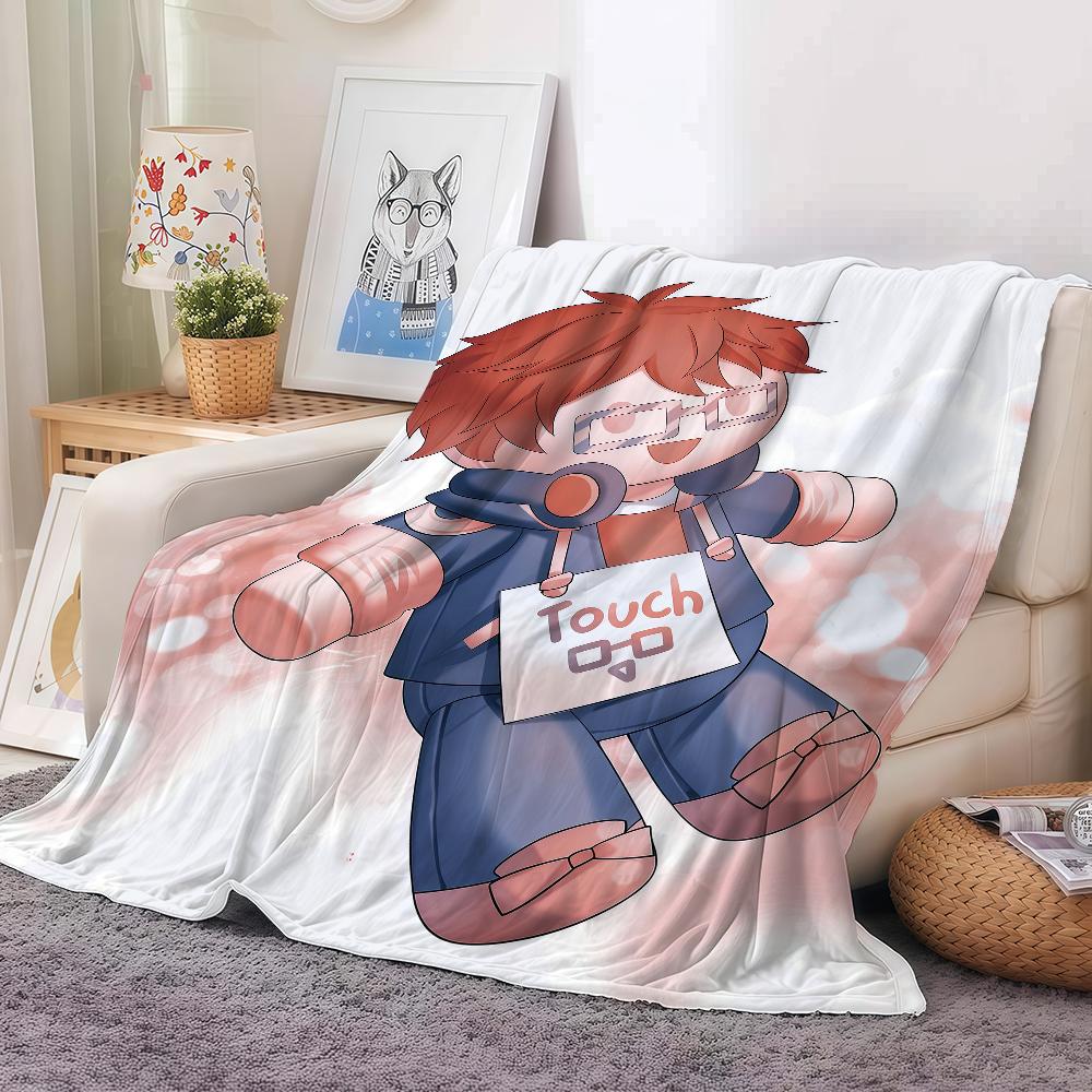 Hot Game M-Mystic Messenger 707 Blanket Warm And Soft Suitable For Bedroom Living Room Sofa Bed Office Travel Camping