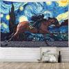 Racing Under The Starry Night Tapestry Game Esports Room Theme Personalized Room Decor Popular bedroom decoration tapestry