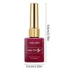 Oxblood Cat Eye Gel Polish 2025: Ruby Glass Bead Nail Art Set