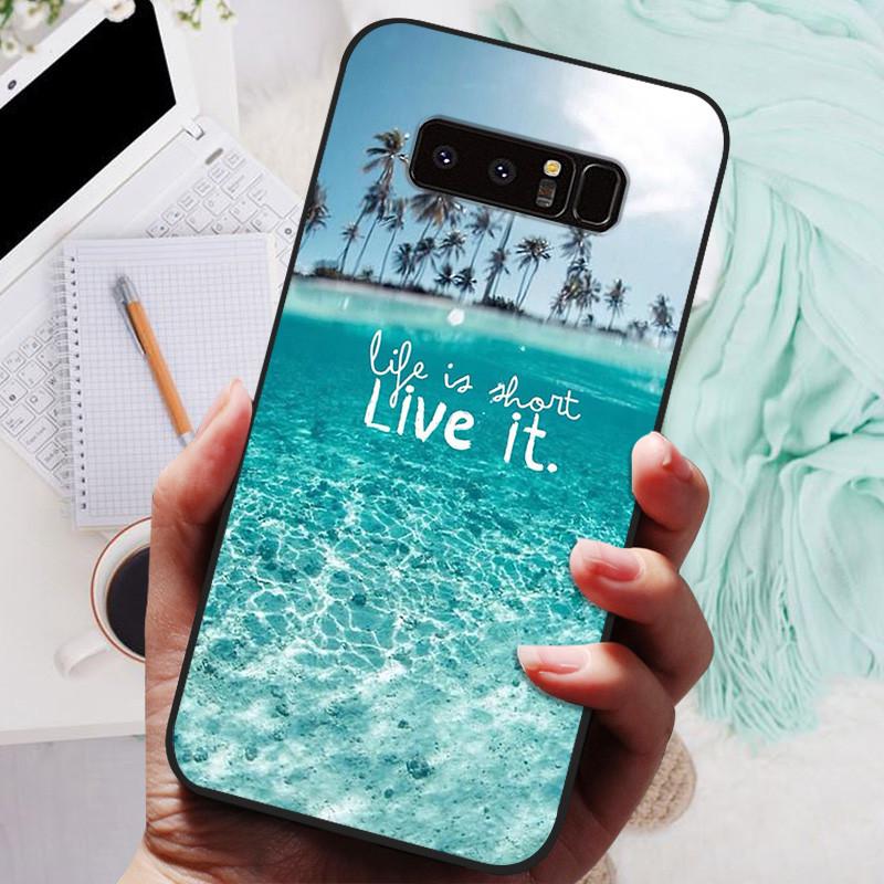 For Samsung Note 8 9 7 5 Case Cover Wolf Cat Animals Silicone Soft Back Cases For Samsung Galaxy Note 9 Note8 Note7 Phone Case