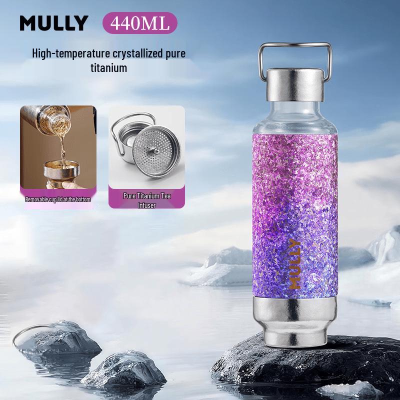 Термос-заварник Molly Planet из чистого титана, 440 мл