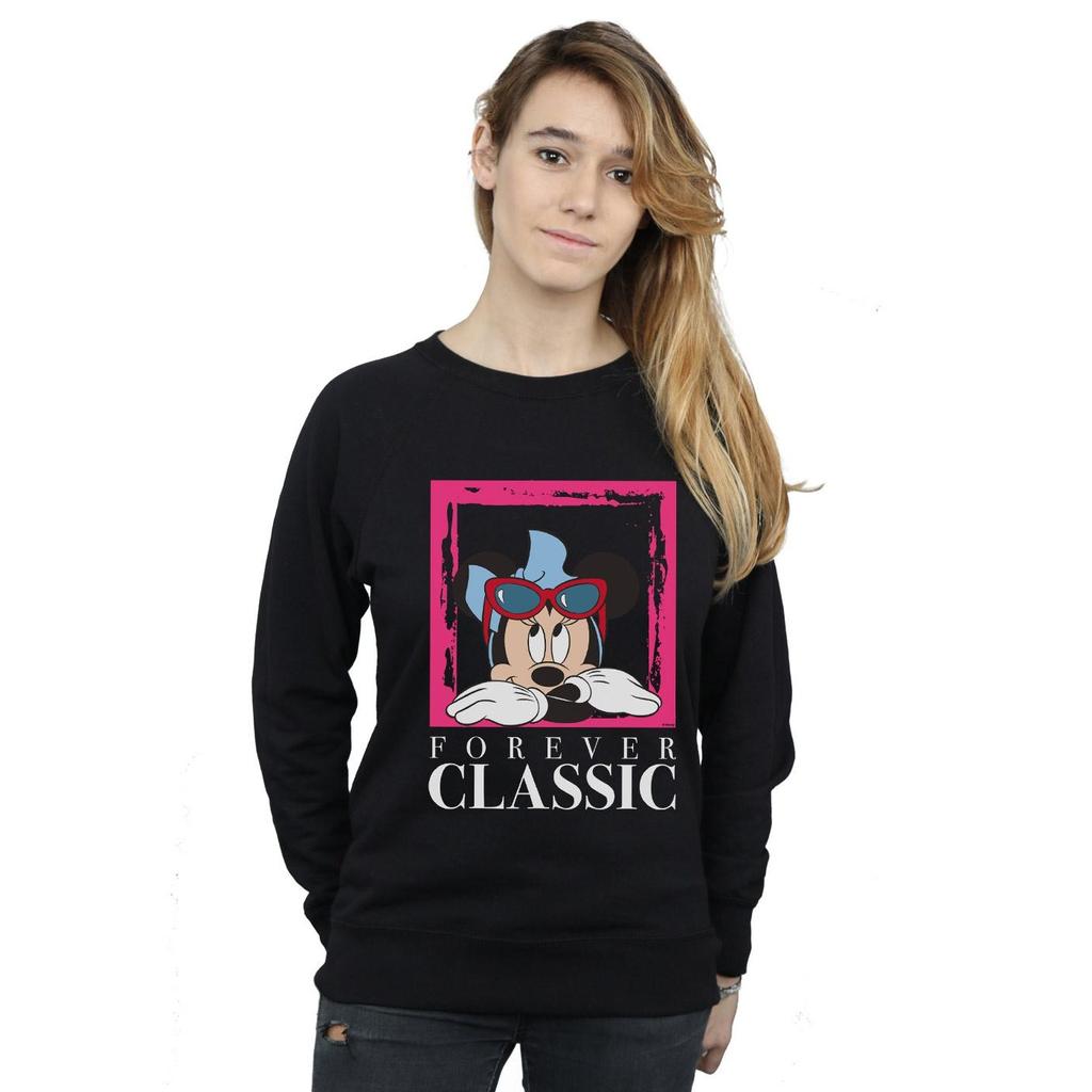 Disney Womens/Ladies Minnie Mouse Forever Classic Sweatshirt