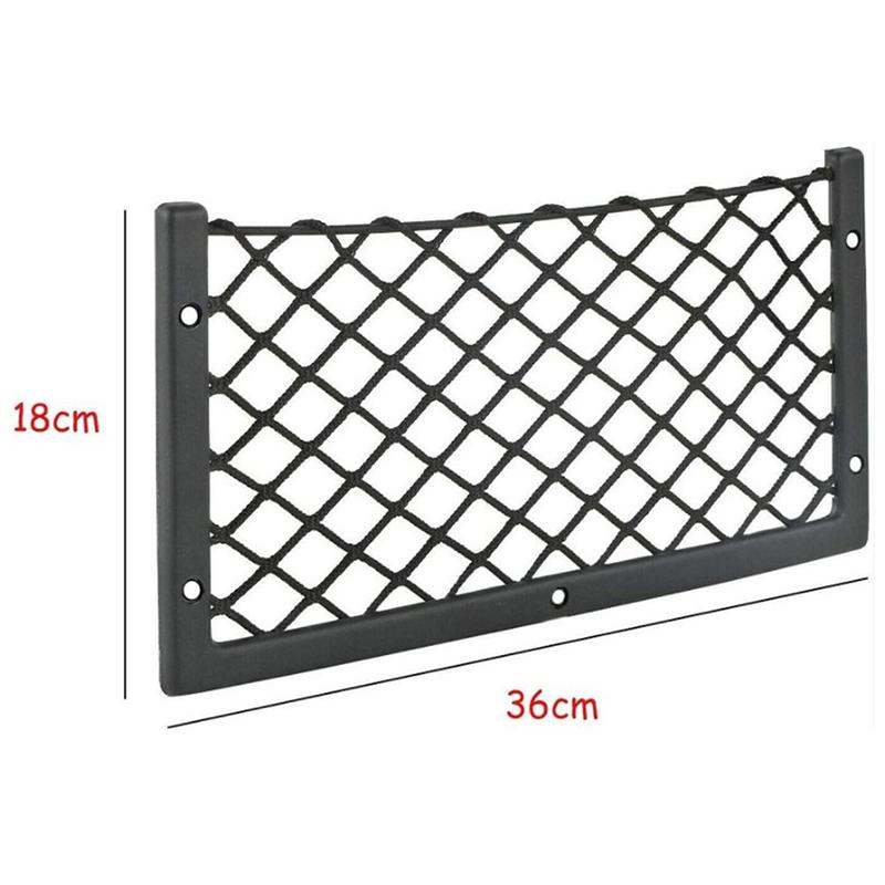 1Pc Car Storage Net Elastic Net Cargo Mesh Nets Camping Seat Back Mesh Pocket