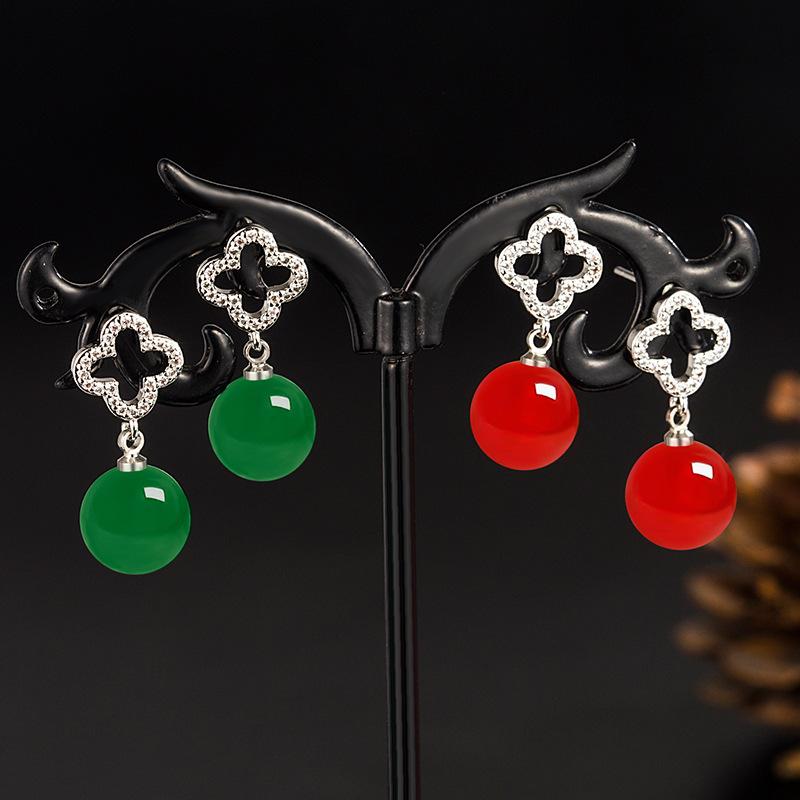 Lindon Women Copper Alloy Zircon Earrings Drop Earrings For Women Wedding Party Gifts