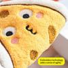 Cute Hand Towel Children's Towels Double-thickness Absorbent Hanging Hand Towels for Bathroom Cartoon Food Cake Shape Towels