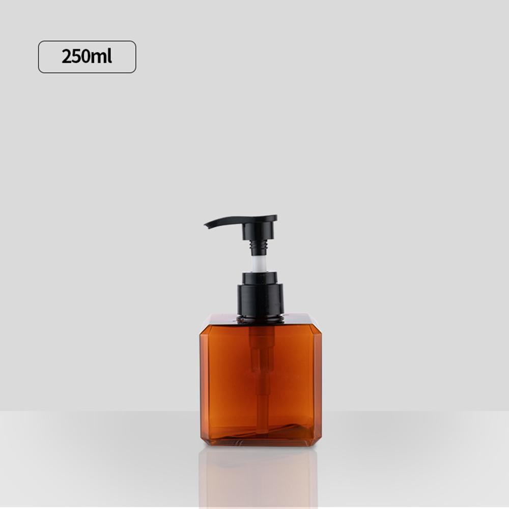 250/450/50ml Liquid Soap Dispenser Bottle PETG Shampoo Pump Bottle Soap Lotion Container Bathroom Shampoo Conditioner Dispenser