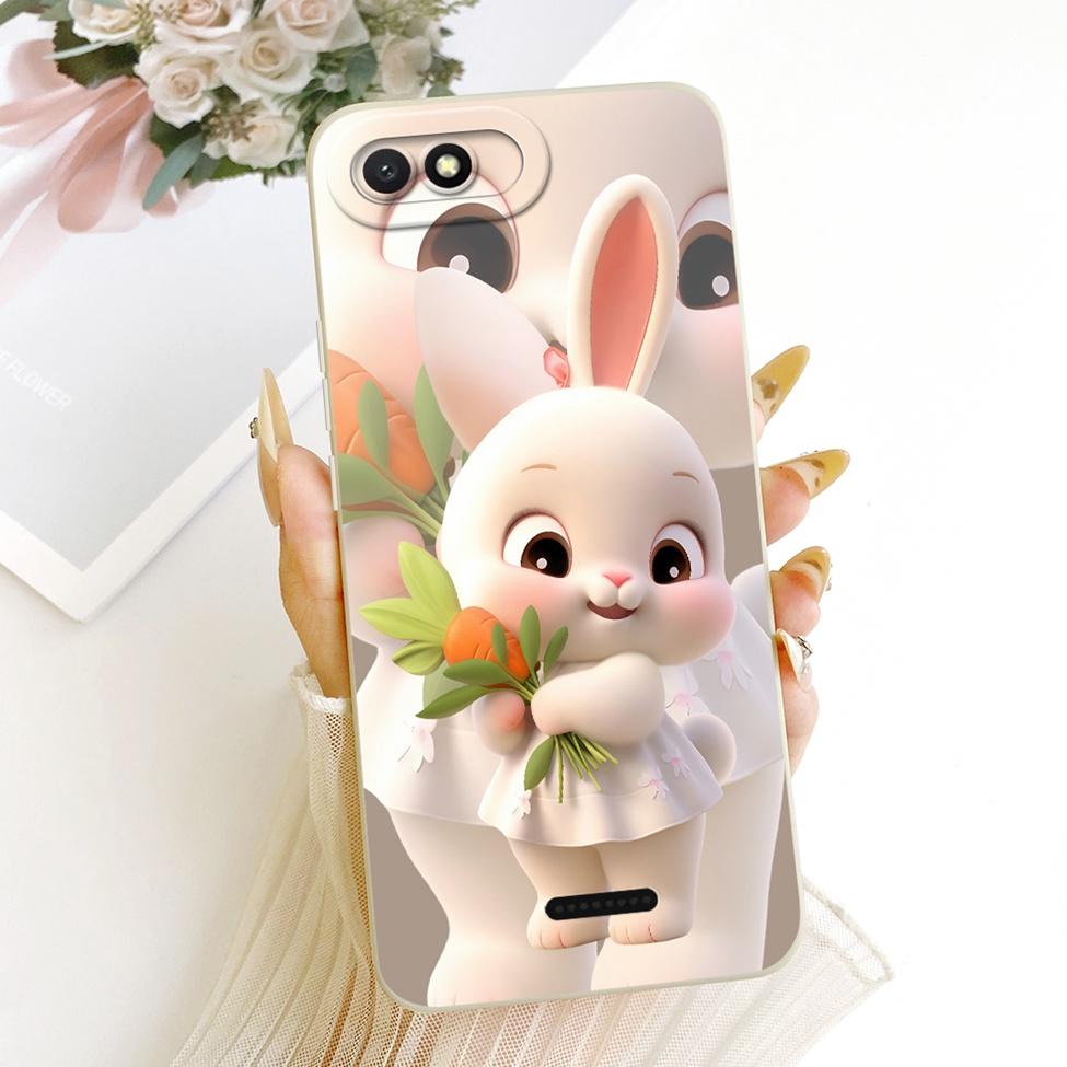 Casing For Redmi 6A Cover Fashion Cartoon Cute Funny Painted Silicone Phone Case M1804C3CG M1804C3CH M1804C3CI