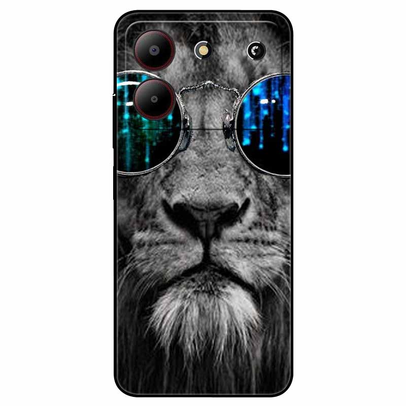 For ZTE Blade A54 4G Case Shockproof TPU Soft Silicone Phone Covers for ZTE Blade A 54 Funda Painted on for BladeA54 Luxury Capa