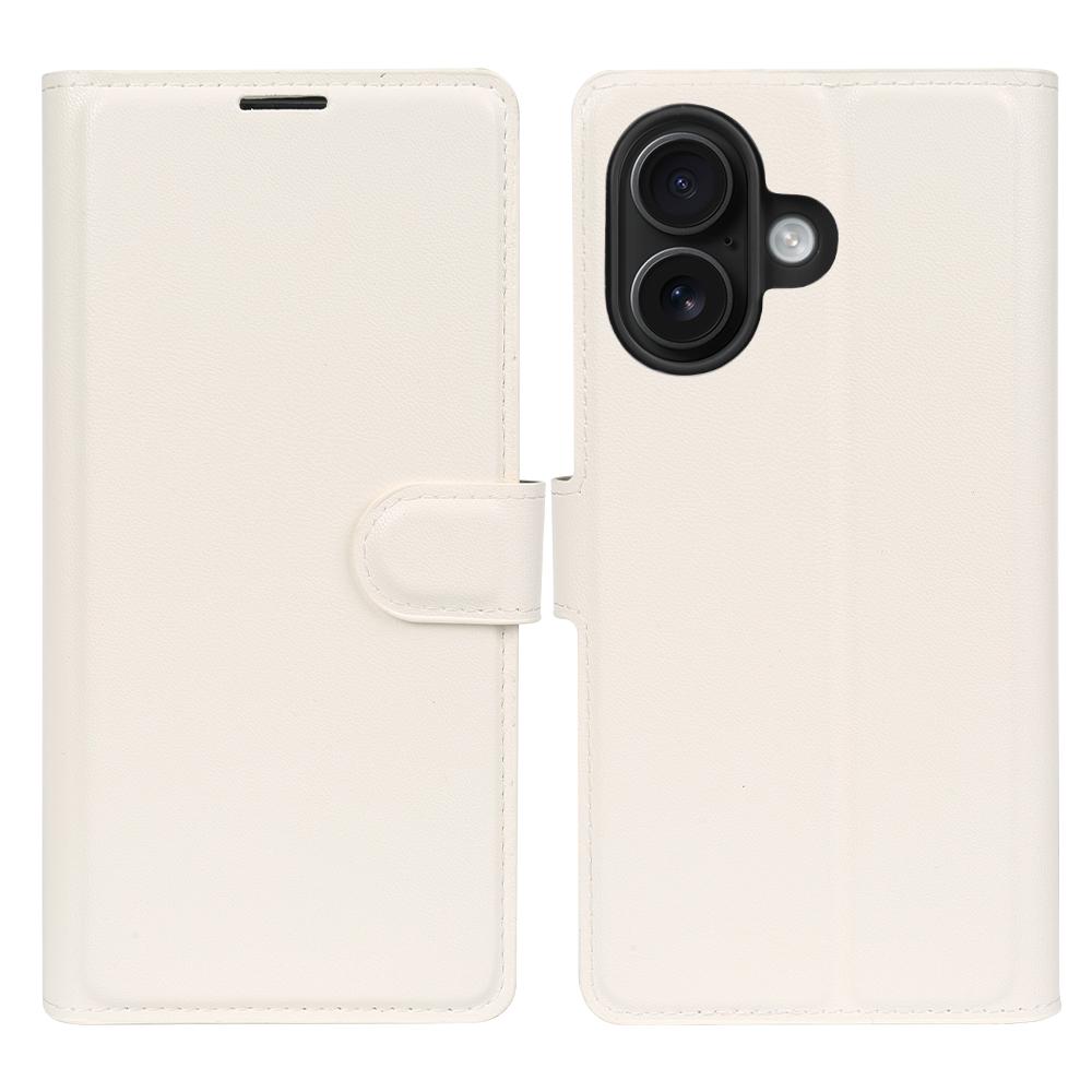 For iPhone 16 Stand Case Biobased Eco-Friendly RPET RPVB Slim Phone Cover with Wallet