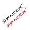 For Tesla Model 3 Y S X DUAL MOTOR Emblem 3D SPACX emblem Accessories Underlined Letters Logo Performance Badge Trunk Sticker