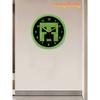 Minecraft Green Pixel Pattern Wall Silent Clock For Living Room And Bedroom Decor