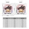 Saiyan Ramen Pillowcase Cushion Cover Decoration Goku Kakarot Dbz Manga Throw Pillow Case Cover Home Square 45X45Cm