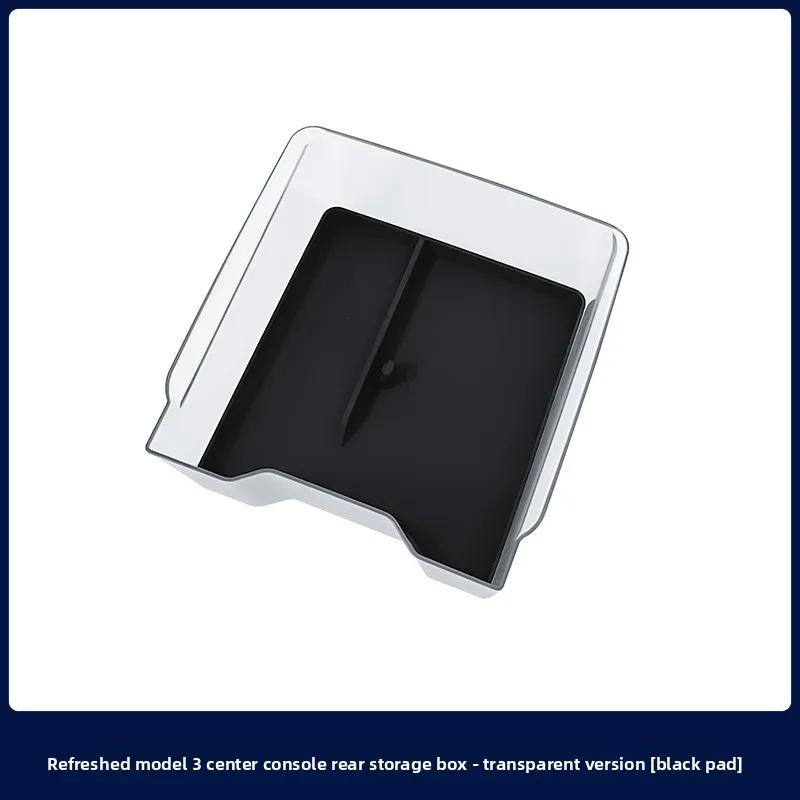 Car Sticker For Tesla Model 3 Highland Model Y Central Control Armrest Box Silicone Storage Front and Rear Storage Small Ice Box