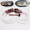 Anneaux de feux de jour à LED ultra lumineux de style DTM M4, accessoires de rétrofit pour phares XENON BMW Série 7 E38 1995-2001