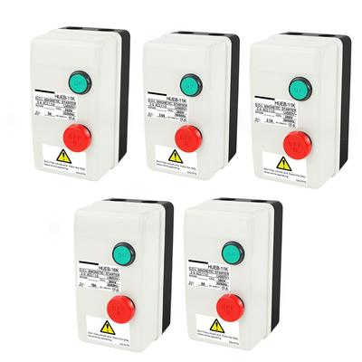 1pc 3Phase 380V Magnetic Electric Motor Starter Switch Waterproof For Compressor