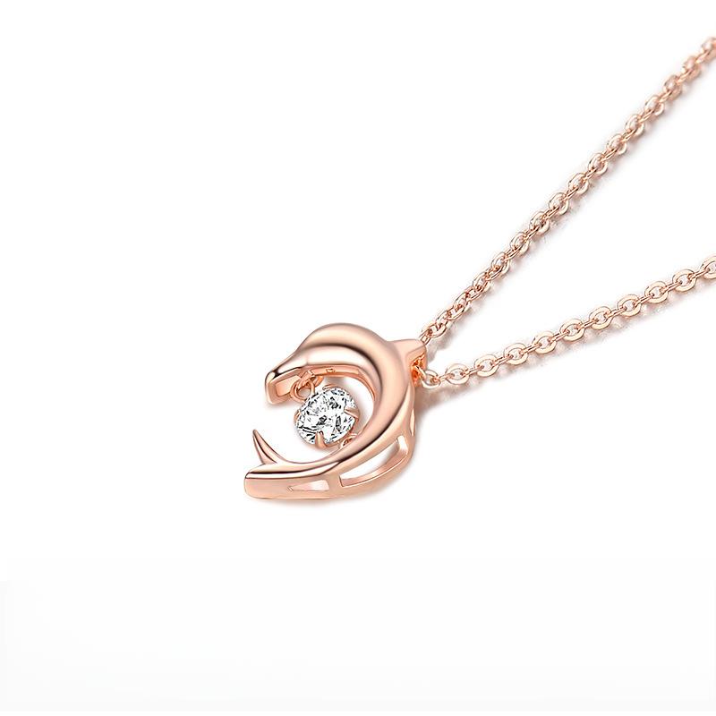 Summer Necklace, Female Dolphin Temperament, Collarbone Chain Design Sense, Small Number of Gifts for Girlfriend On Qixi