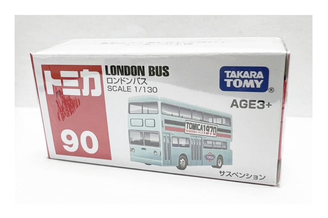 

Эксклюзивный для зарубежья Tomica 90 Лондонский автобус Asia Limited No. [Продукт] светло-синий