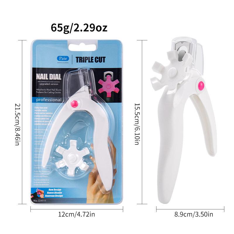 Multi-Functional U-Shaped Nail Clipper & Straight Scissors for Nail Art